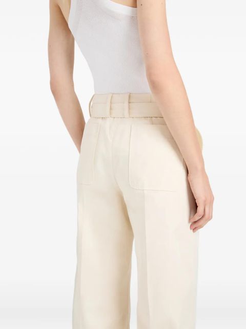 Proenza Schouler Nila belted trousers - White