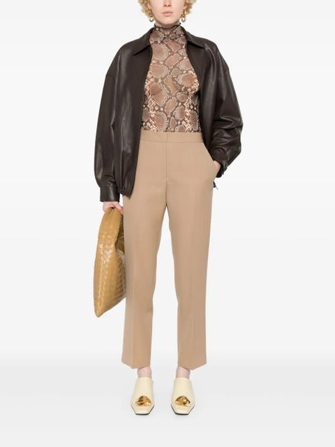 Jil Sander tapered cropped trousers - Neutrals - zdjęcie produktu nr 2