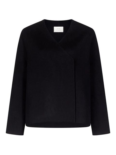 LouLou de Saison MAARA asymmetric collarless jacket - Black - zdjęcie produktu nr 1