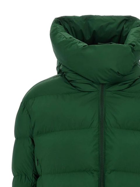 PINKO quilted hooded-neck puffer jacket - Green