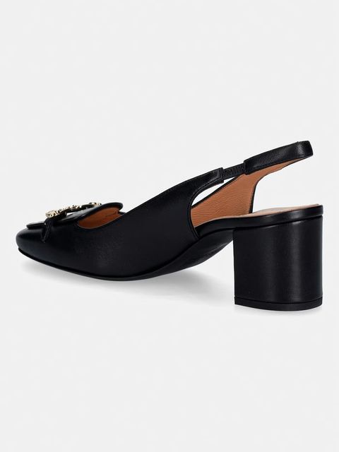 Love Moschino czółenka skórzane