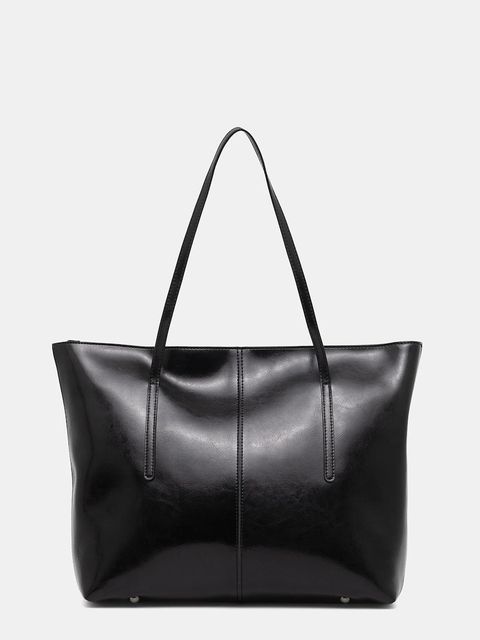 Answear.LAB torebka skórzana kolor czarny - zdjęcie produktu nr 1