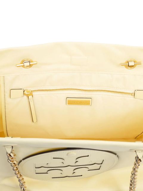 Tory Burch Ella logo-patch tote bag - Neutrals