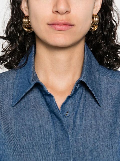 ZIMMERMANN embroidered shirt - Blue