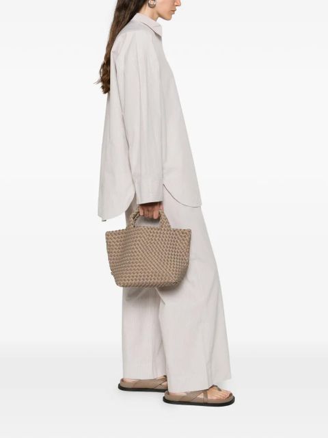NAGHEDI small St. Barths woven tote bag - Neutrals - zdjęcie produktu nr 2