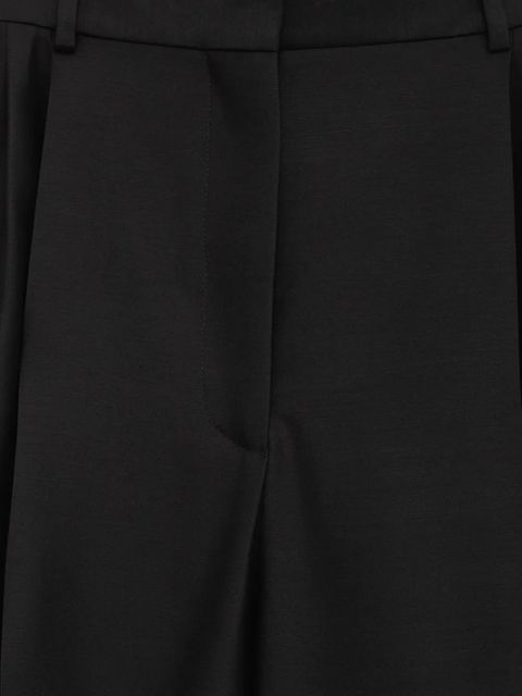 LOEWE pleated-cuffed trousers - Black