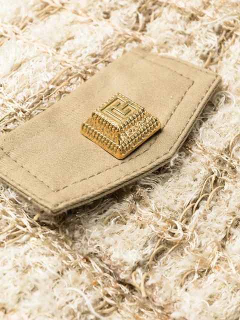 Balmain sleeveless tweed dress - Neutrals