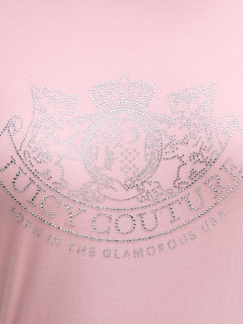 Juicy Couture t-shirt damski kolor różowy JCGTK225015