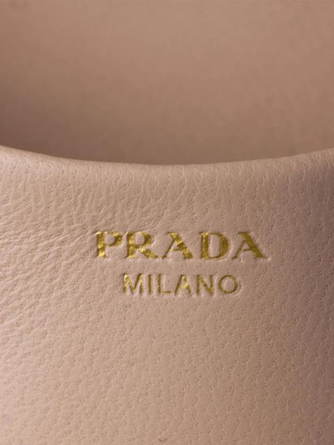 Prada nappa leather platform sandals - Pink