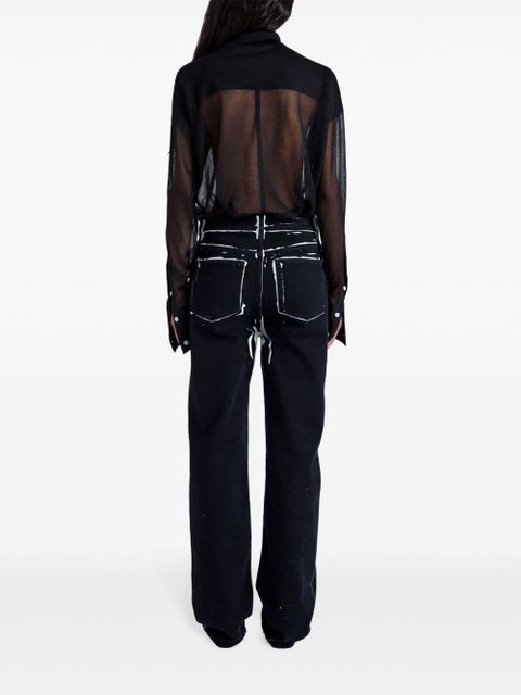 Proenza Schouler Ryman straight jeans - Black