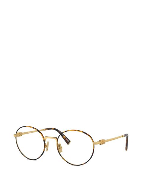 Miu Miu Eyewear round-frame glasses - Gold
