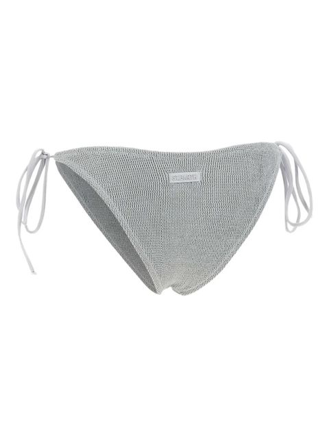 MC2 Saint Barth textured bikini bottoms - Grey