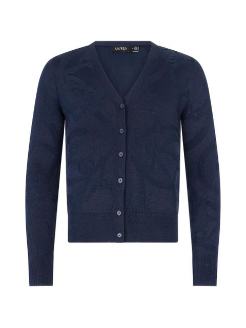 Lauren Ralph Lauren V-neck buttoned cardigan - Blue - zdjęcie produktu nr 1