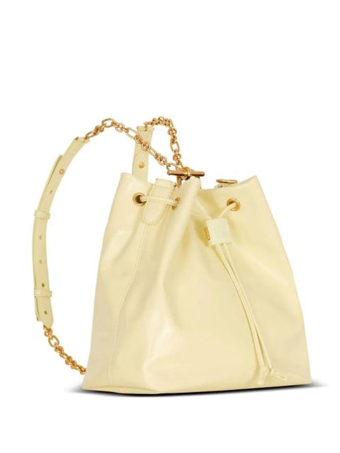 Balmain Pulse leather shoulder bag - Yellow