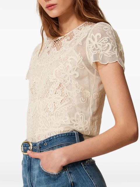 TWINSET belt-fastening shorts - Blue