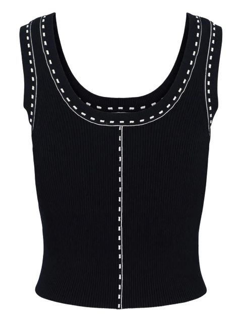 Simkhai Nailah stitch-detail knitted top - Blue - zdjęcie produktu nr 2