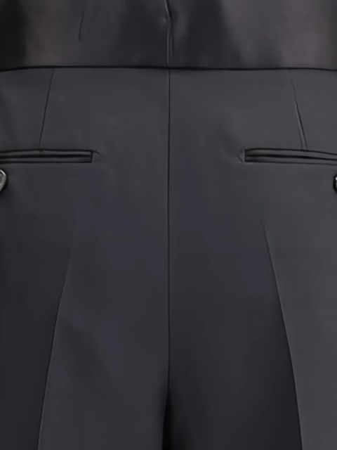 TOM FORD satin-waistband trousers - Black