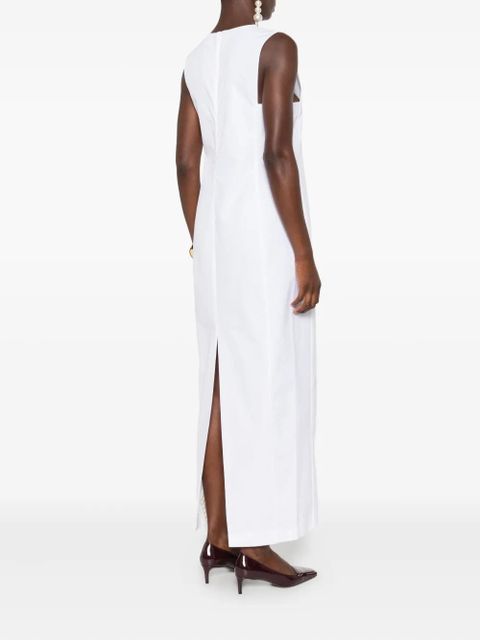 KHAITE Avery midi dress - White