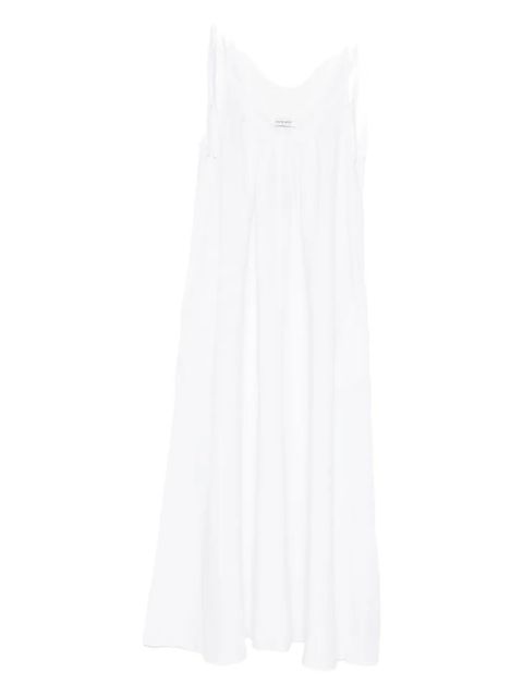 ANINE BING tie-strap midi dress - White