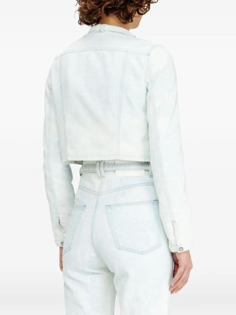 Diesel De-Saphix-Fsi zip denim jacket - Blue