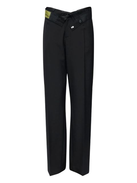 MM6 Maison Margiela cross-over tailored trousers - Black - zdjęcie produktu nr 1