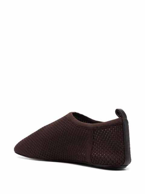 Nanushka mesh-knit loafers - Brown - zdjęcie produktu nr 2