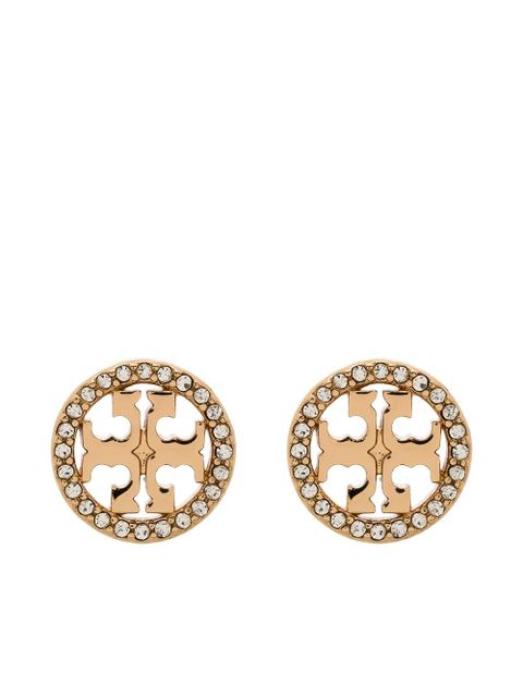 Tory Burch Miller pavé stud earrings - Gold - zdjęcie produktu nr 1