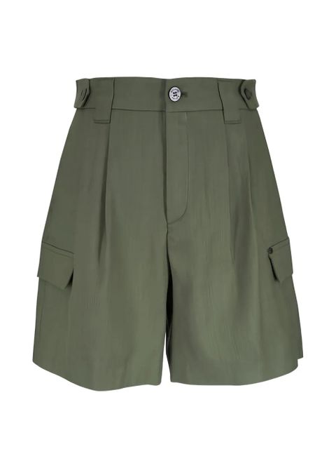 BOGNER Hanny pleated cargo shorts - Green - zdjęcie produktu nr 1