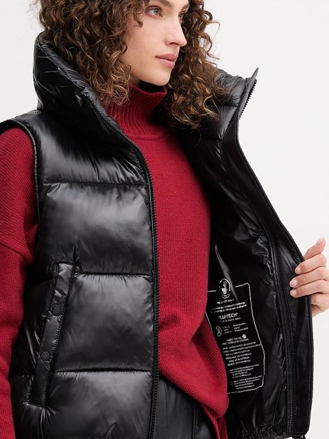 Save The Duck bezrękawnik AMA kolor czarny zimowy D82333W.LOVE21