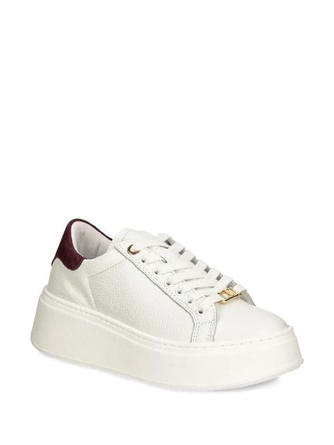 TWINSET leather sneakers - White - zdjęcie produktu nr 2