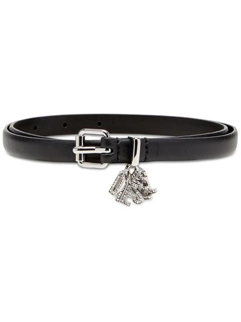 Diesel B-CHARM leather belt - Black - zdjęcie produktu nr 1