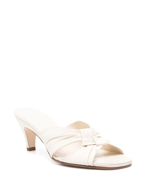 The Row 65mm Soft Knot sandals - White