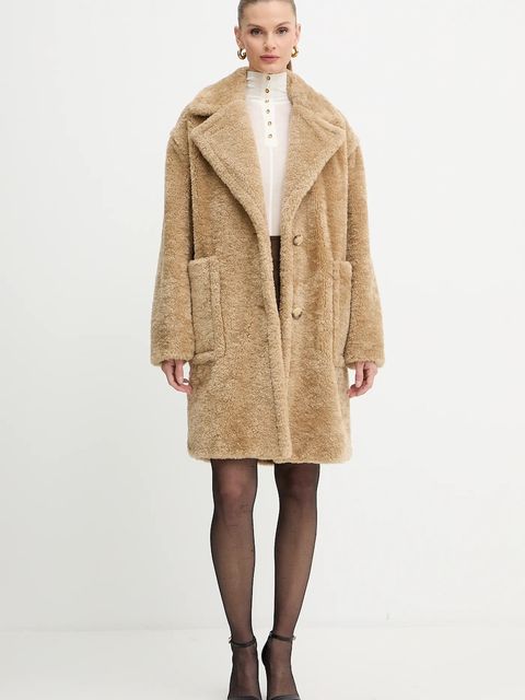 BOSS Orange płaszcz kolor beżowy 50548583 - zdjęcie produktu nr 2