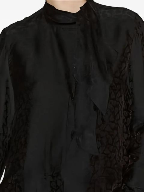 ISABEL MARANT Raphaella ruffled-cuff blouse - Black