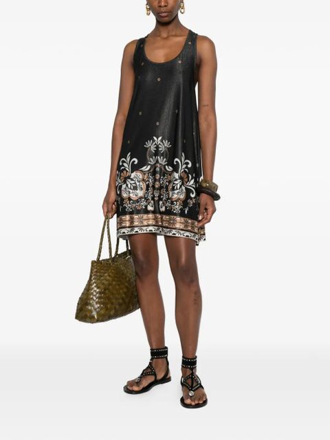 TWINSET floral-print ring-detail top - Black - zdjęcie produktu nr 2