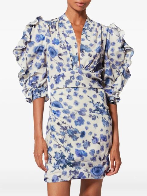 ISABEL MARANT x DORIS ruffled dress - Neutrals - zdjęcie produktu nr 2