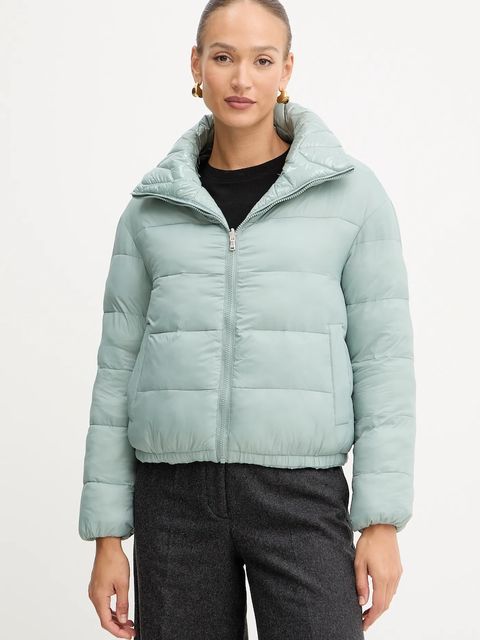 Patrizia Pepe kurtka kolor turkusowy zimowa 2O0189 A647