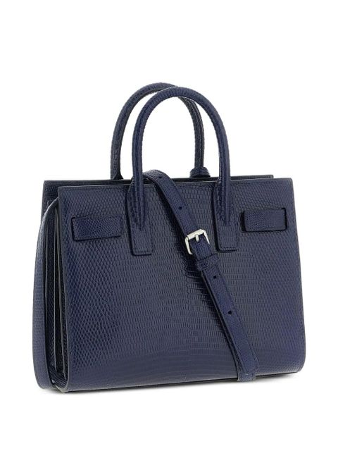 Saint Laurent Sac de Jour Nano leather tote bag - Blue