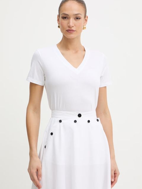 Karl Lagerfeld t-shirt damski bawełniany - zdjęcie produktu nr 2