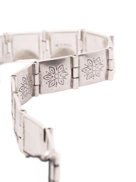 ETRO engraved-detail belt - Silver