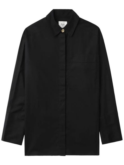 Aje floral-lace detailing shirt - Black - zdjęcie produktu nr 1