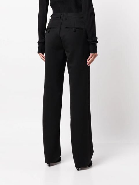 ANINE BING straight-leg trousers - Black
