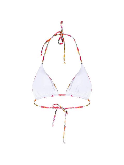 FARM Rio Banana Flowers bikini top - White - zdjęcie produktu nr 2