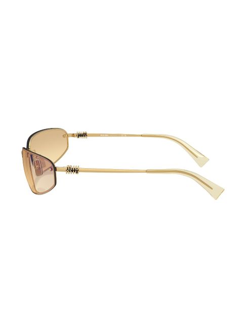 Miu Miu Eyewear oval-frame sunglasses - Gold