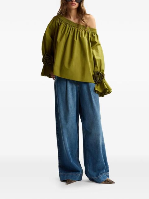 Essentiel Antwerp pleated wide-leg jeans - Blue - zdjęcie produktu nr 2