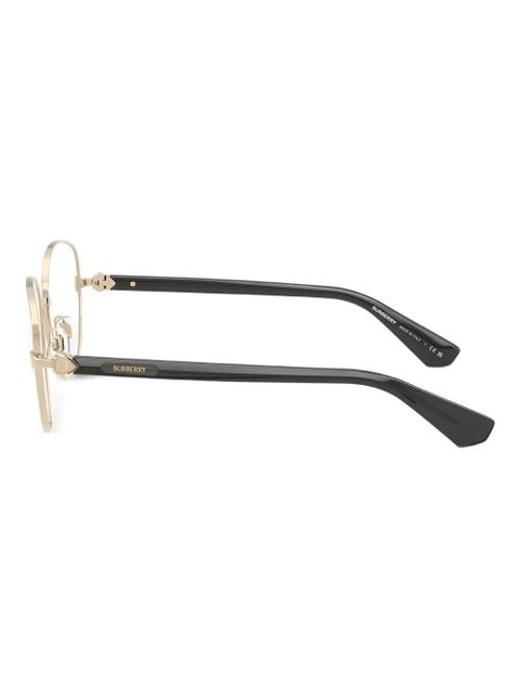 Burberry Eyewear round-frame glasses - Gold - zdjęcie produktu nr 2