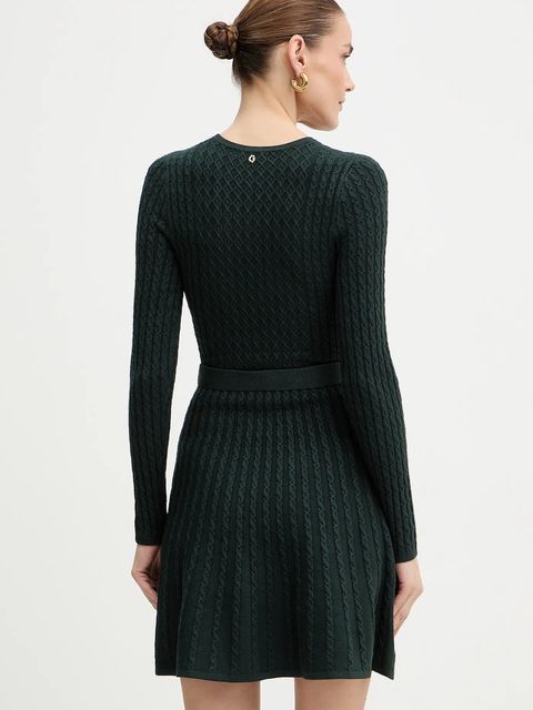 Guess sukienka HANA kolor zielony mini dopasowana W5BK68 Z2YJ2