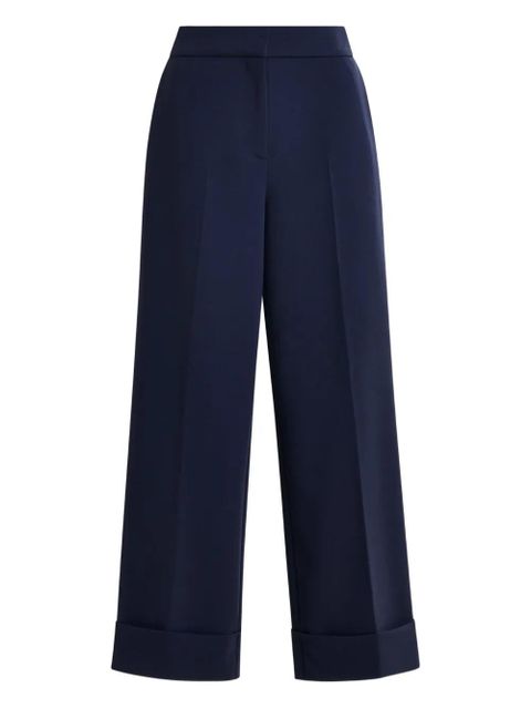 Essentiel Antwerp pressed-crease flared trousers - Blue - zdjęcie produktu nr 1