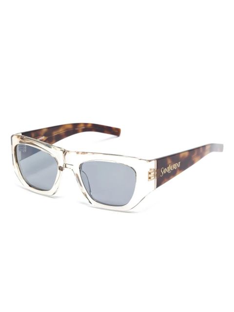 Saint Laurent Eyewear square-frame sunglasses - Brown - zdjęcie produktu nr 2