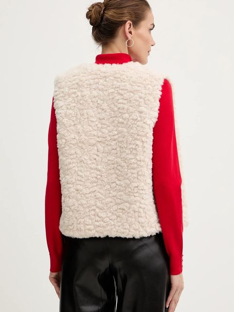 Morgan bezrękawnik kolor beżowy przejściowy 5GILOU